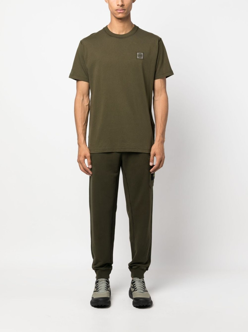 Stone Island Compass patch cotton track pants outlook