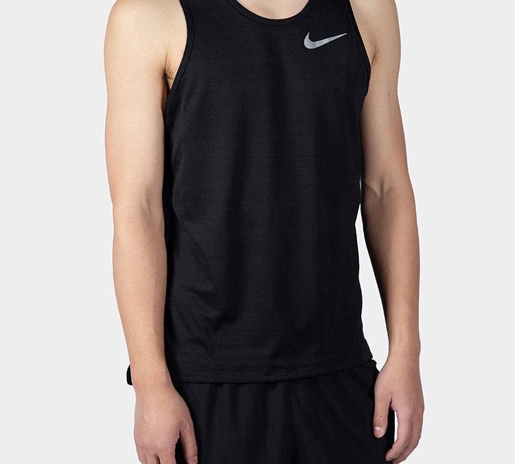 Men's Nike Dri-Fit Casual Sports Black Vest AJ7563-010 - 3