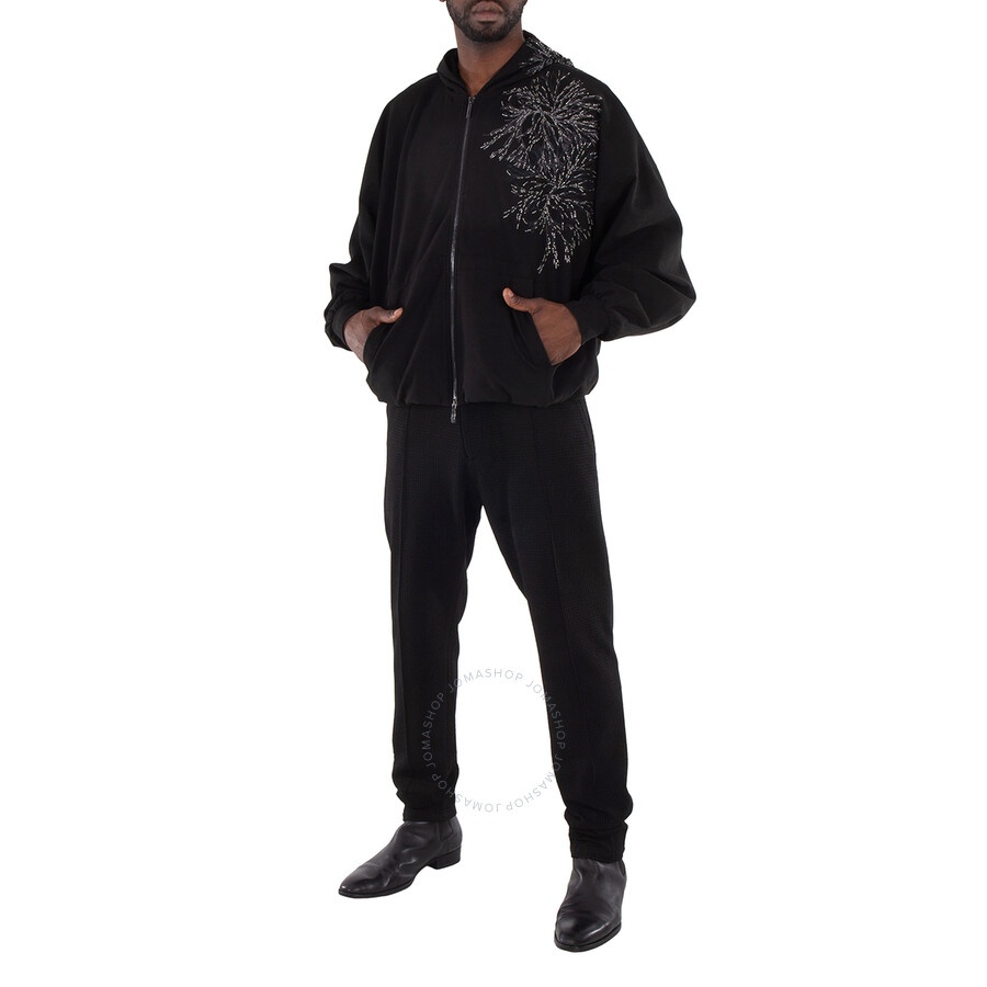 Emporio Armani Embellished Zip-Up Jacket - 4