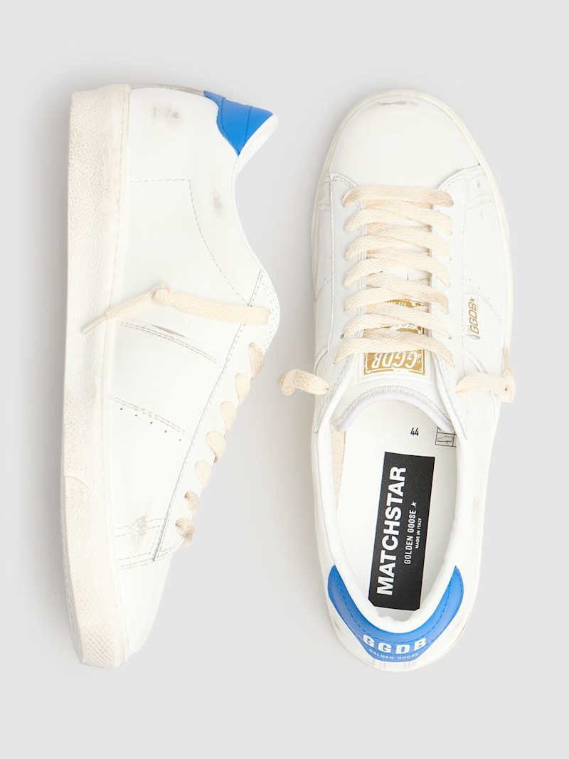 Matchstar leather sneakers - 5