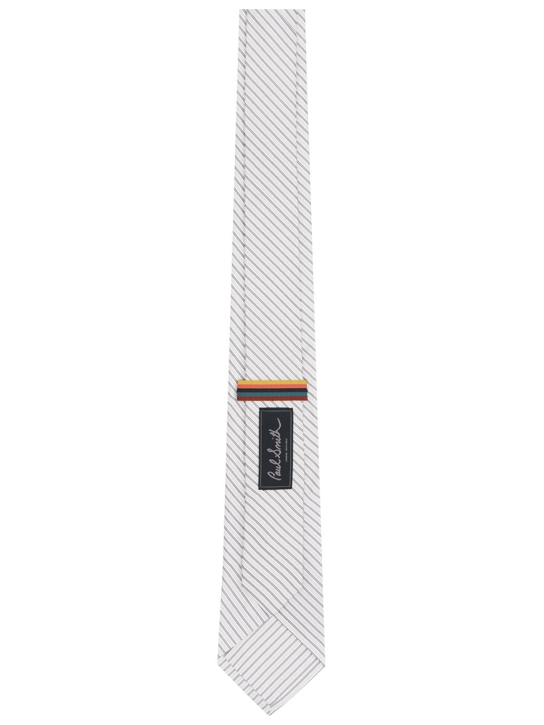 White Commission Plcmt Tie - 2