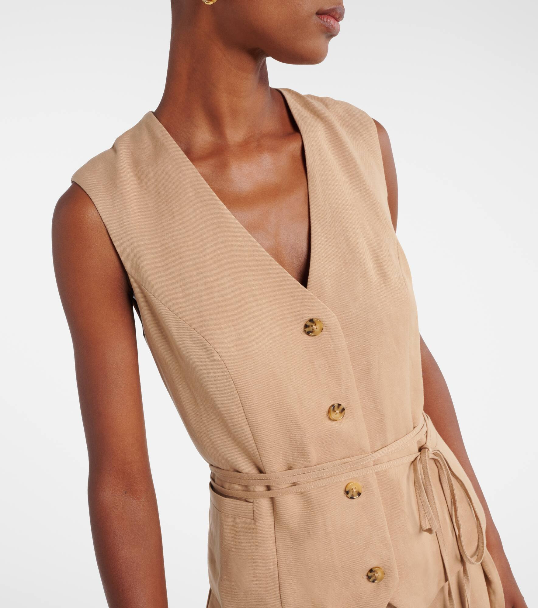 Felix belted vest - 4
