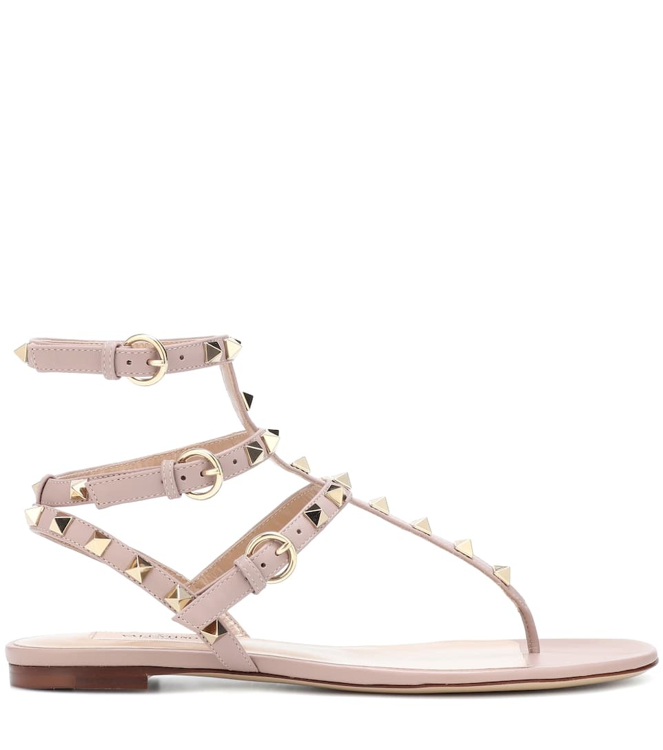 Valentino Garavani Rockstud leather sandals - 4