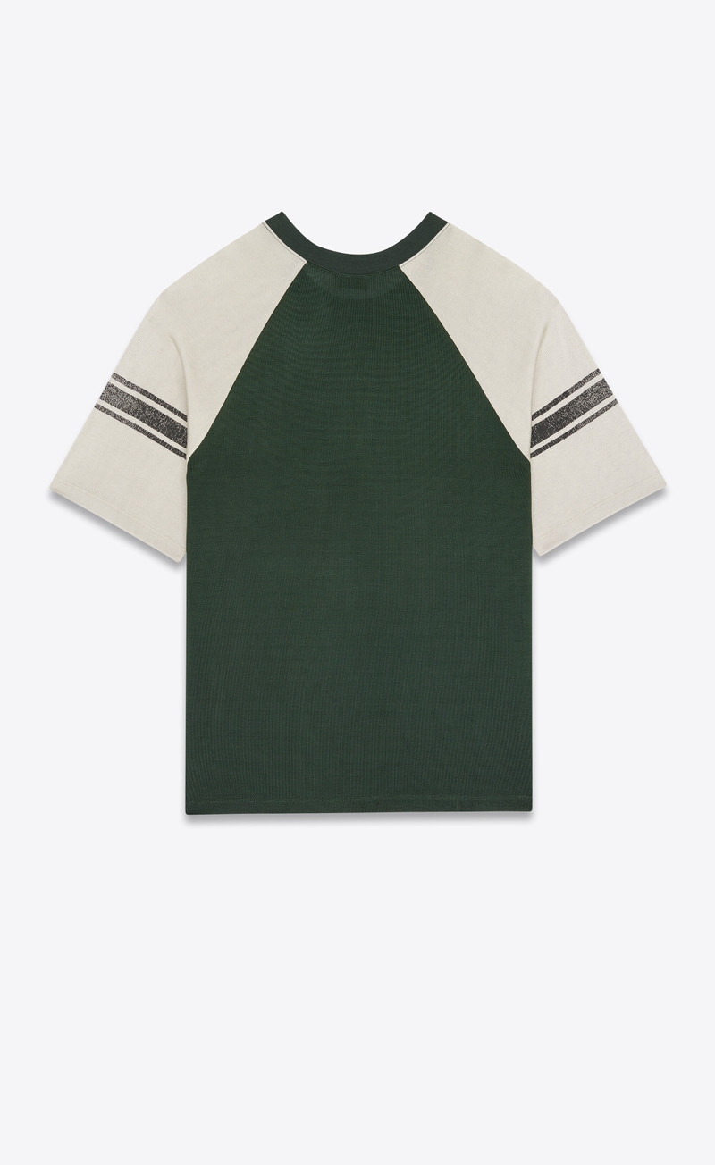 SAINT LAURENT rive gauche raglan t-shirt outlook