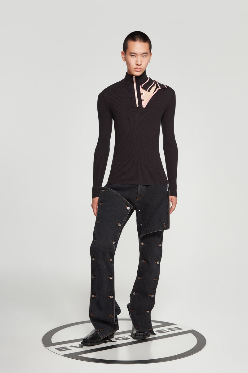 Y/Project Classic Double Collar Fitted Sweater outlook