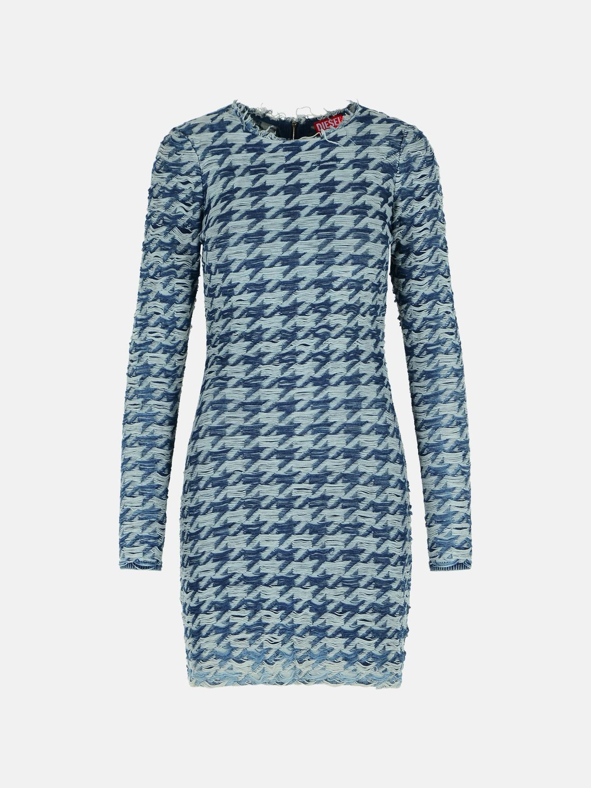 TWO-TONE COTTON DRESS - 1