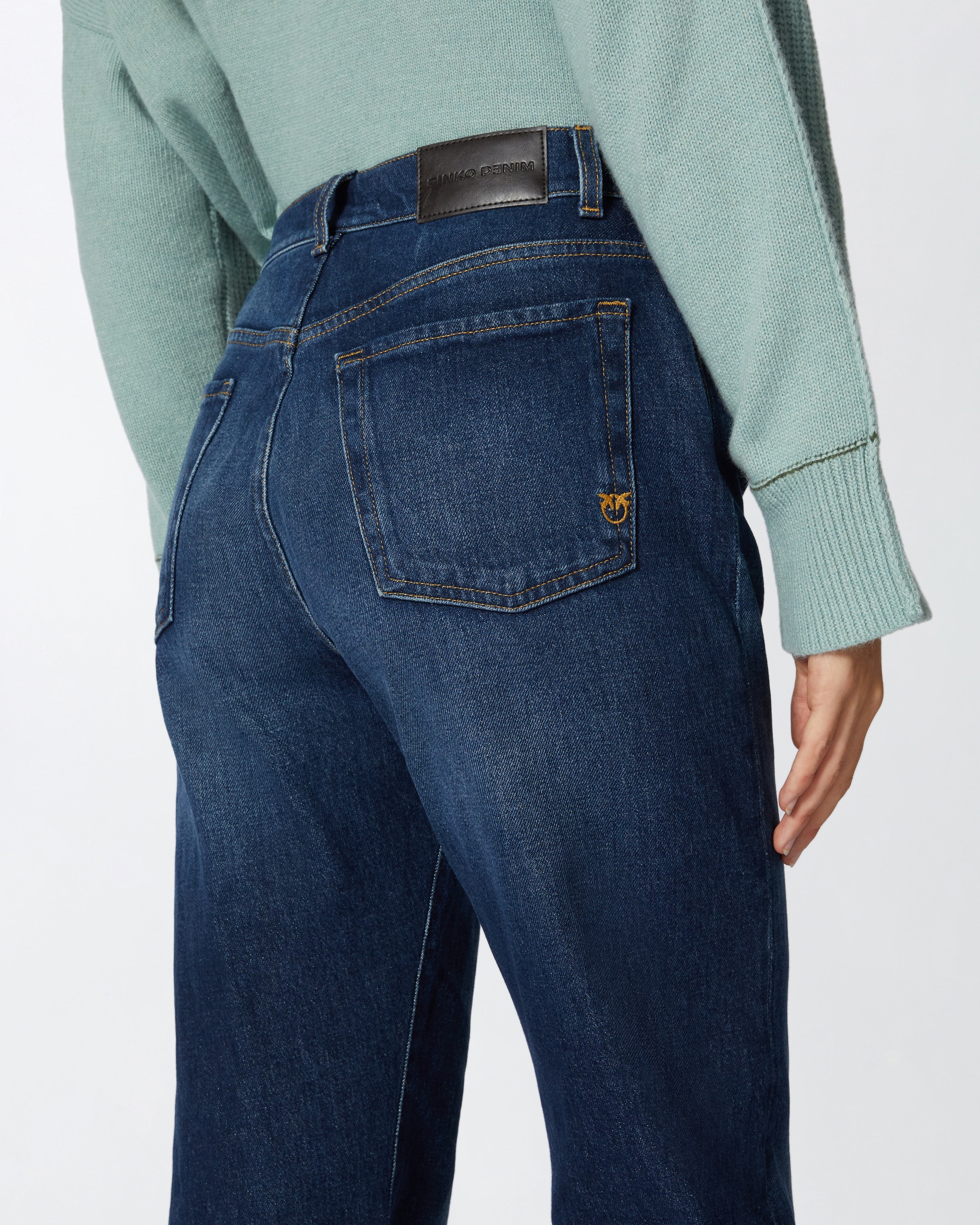 デニム・ジーパン PINKO Woman Jeans Denim 104607A2E1PJF Pinko | Wide Leg Denim Jeans | Women's Jeans | Be Queen