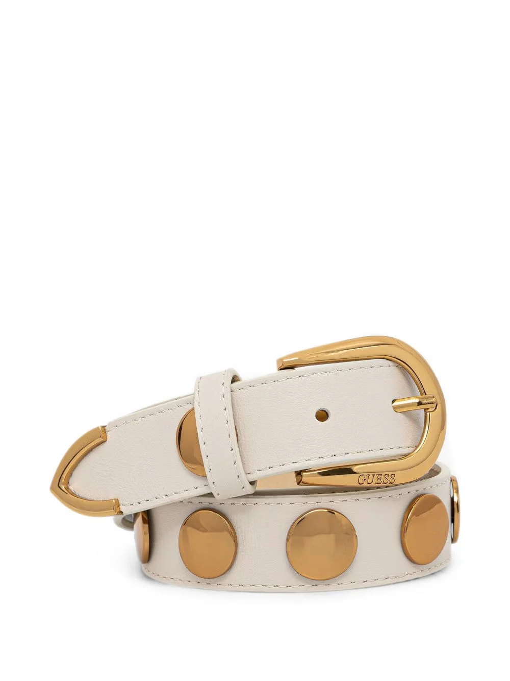 studded leather belt - 1
