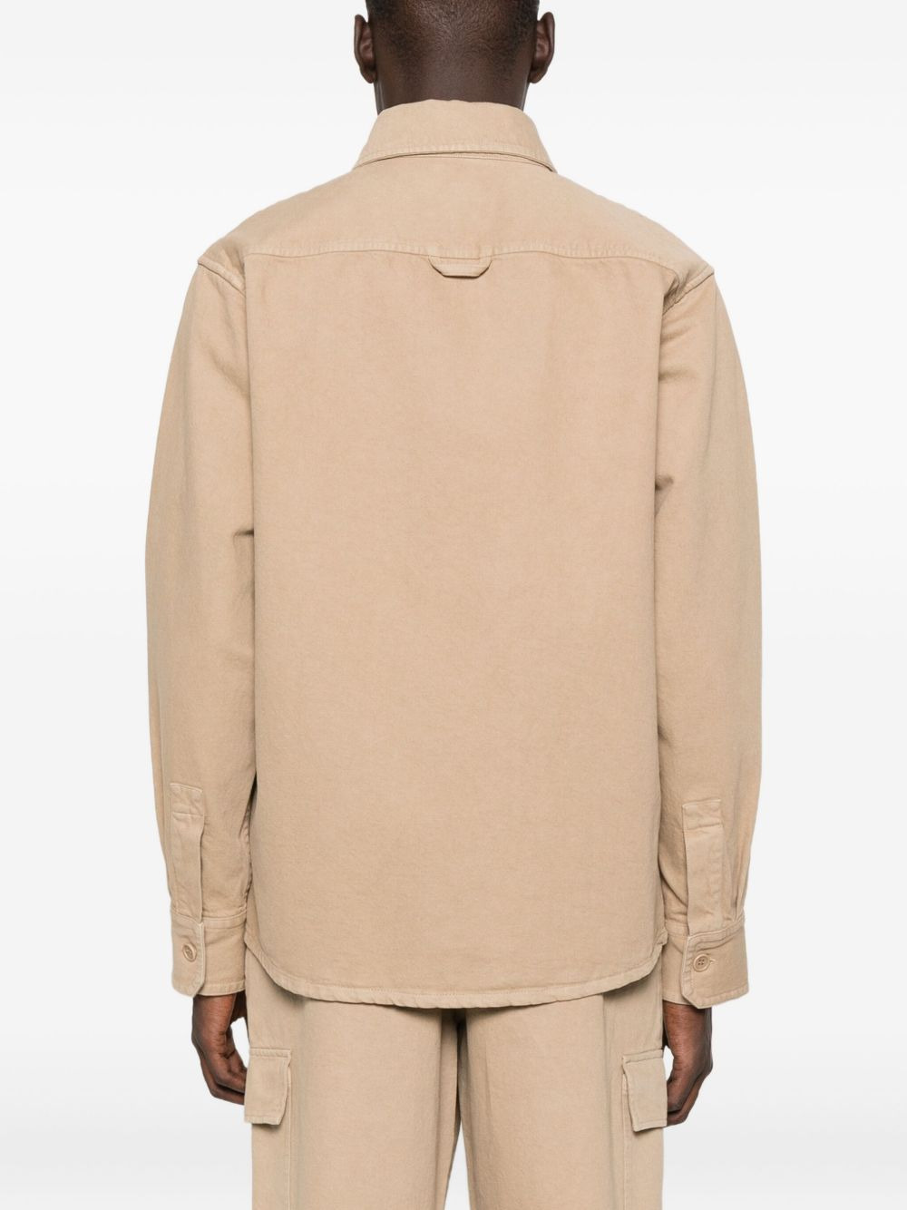 pocket button-down jacket - 4