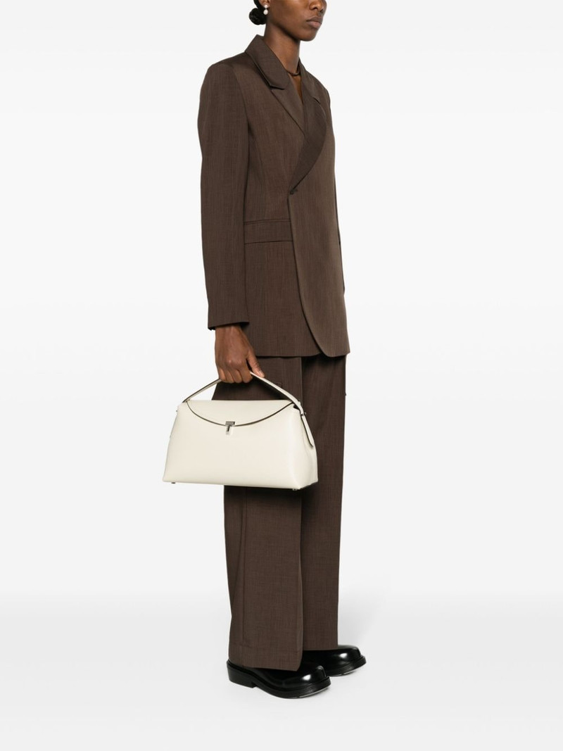 TOTEME T-Lock leather shoulder bag outlook