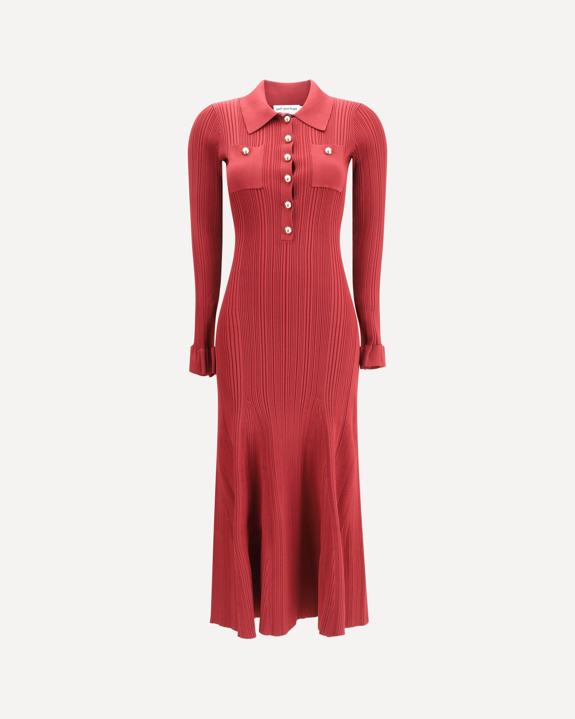 Ribbed knit midi Dress - 1