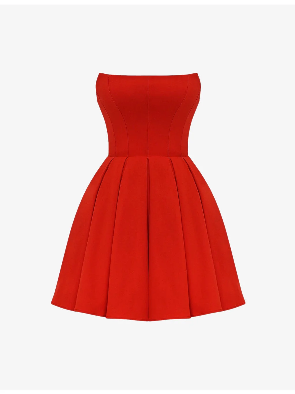 Emmanuela strapless woven mini dress - 1