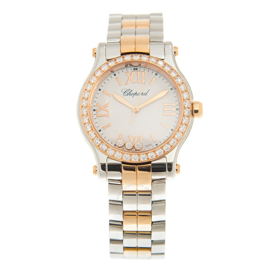 Chopard Happy Sport Quartz Diamond White Dial Ladies Watch 278590-6004 - 3