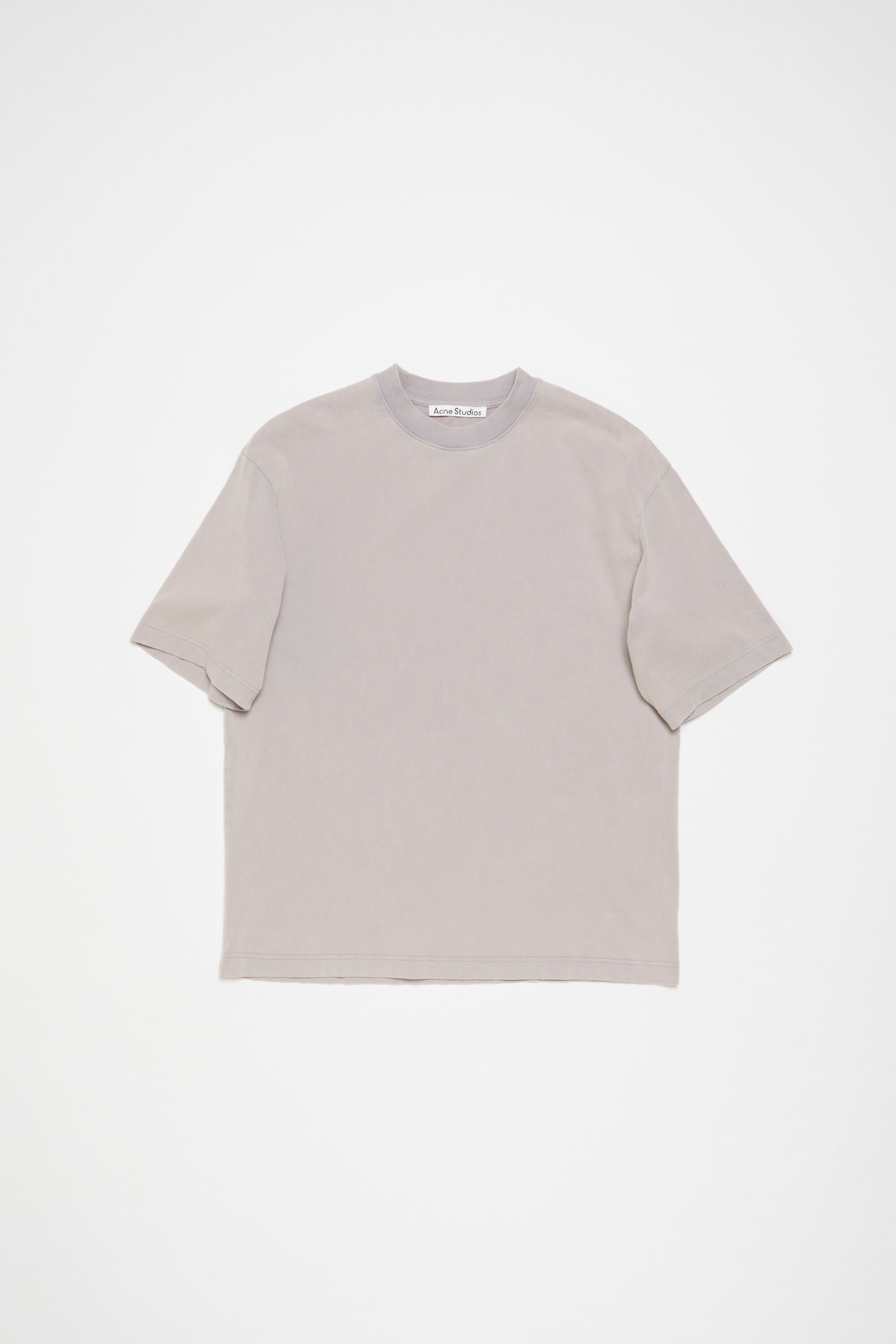 Crew neck t-shirt - Relaxed unisex fit - Dusty purple - 5