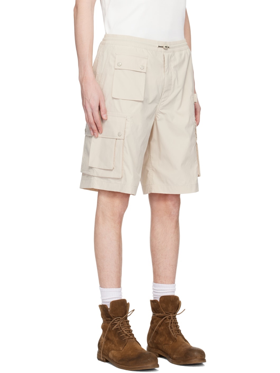 Beige Castmaster Shorts - 2