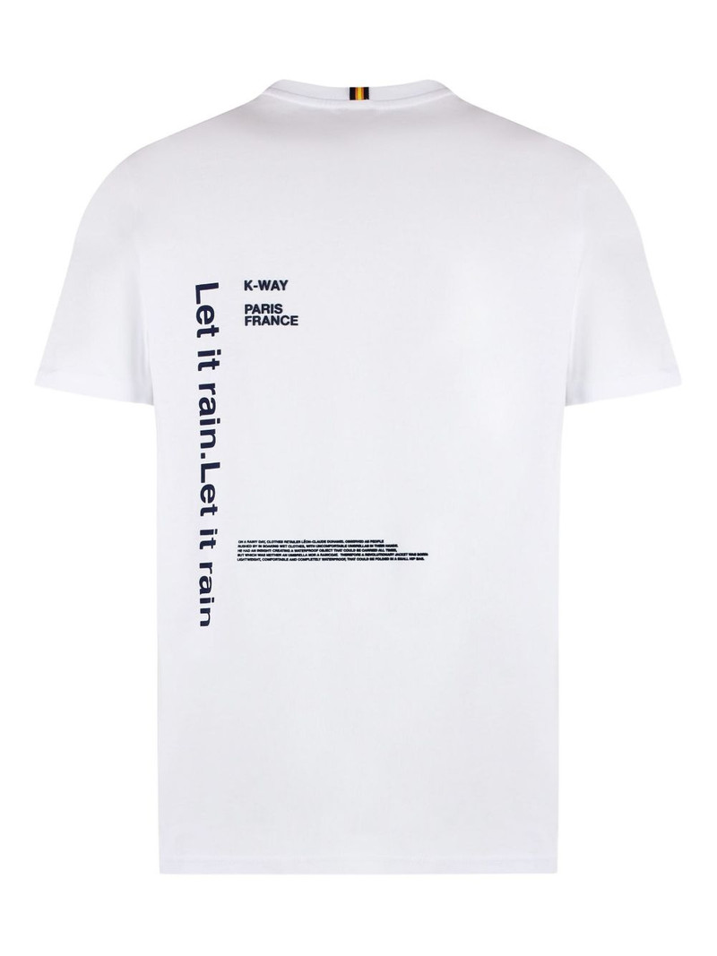 K-WAY logo-patch T-shirt outlook