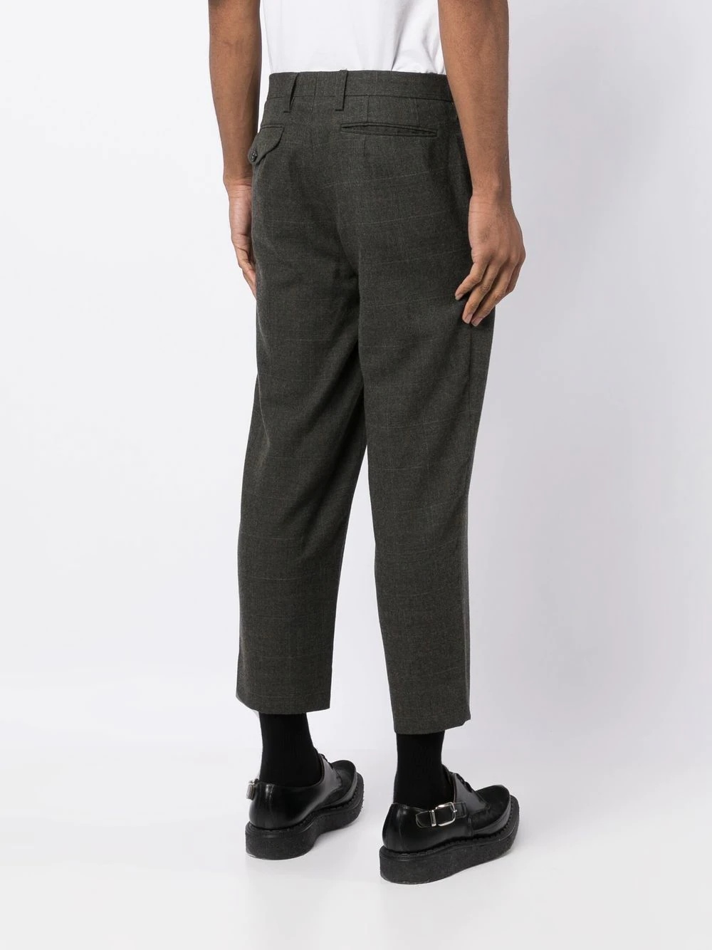 deconstructed slim-fit trousers - 4