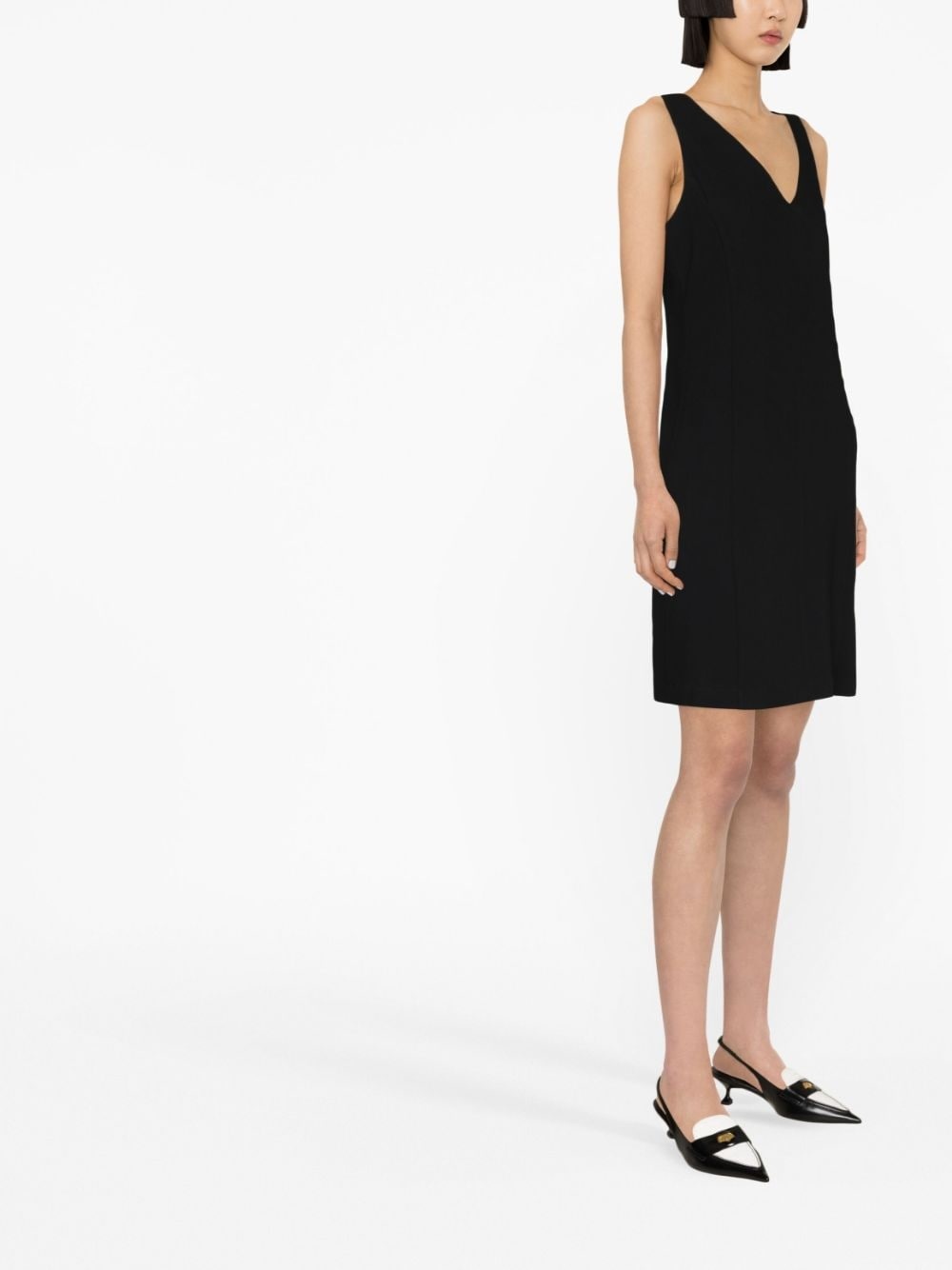 V-neck sleeveless dress - 4