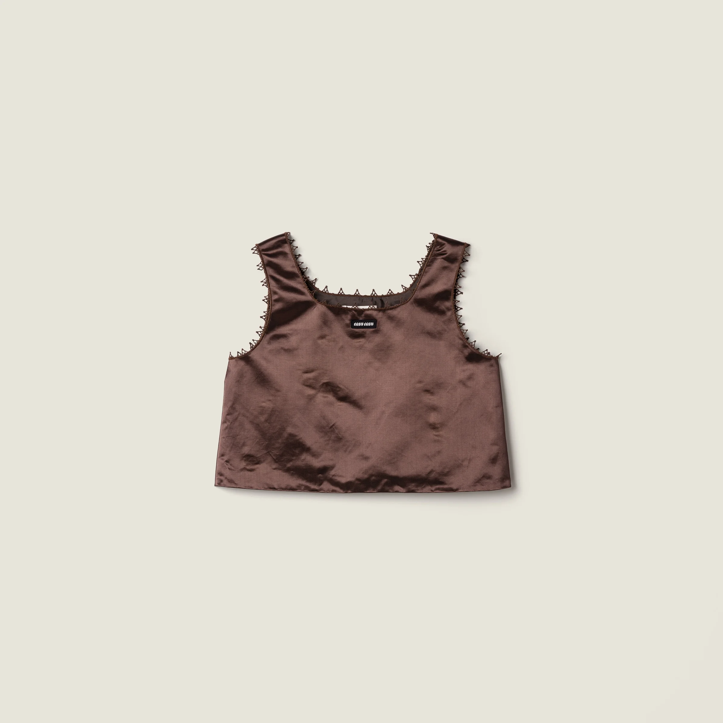 Satin crop top - 1