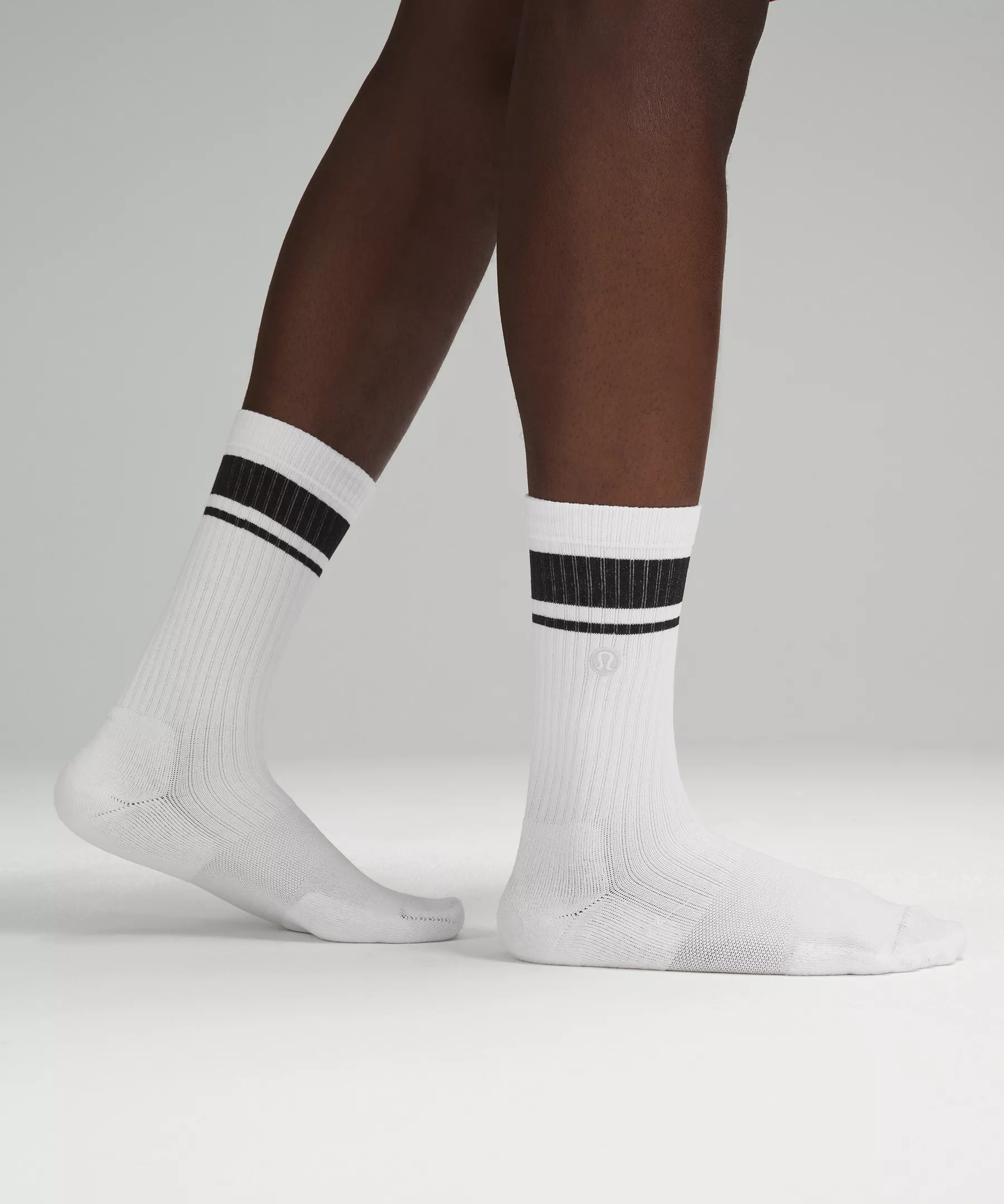 Men's Daily Stride Ribbed Comfort Crew Socks *3 Pack - 4
