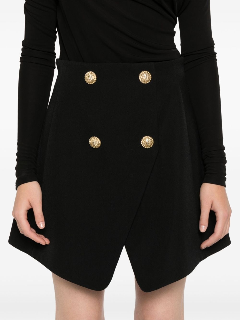 virgin wool mini skirt - 5