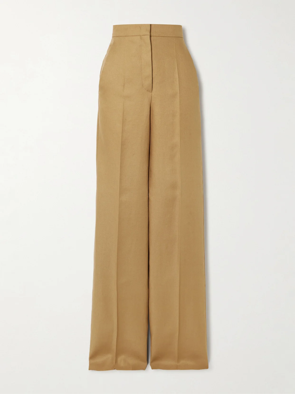 Aversa Embroidered Linen Wide-leg Pants - 1