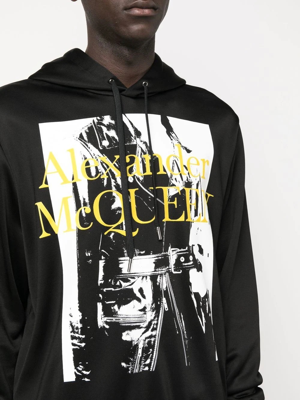 logo-print long-sleeved hoodie - 5