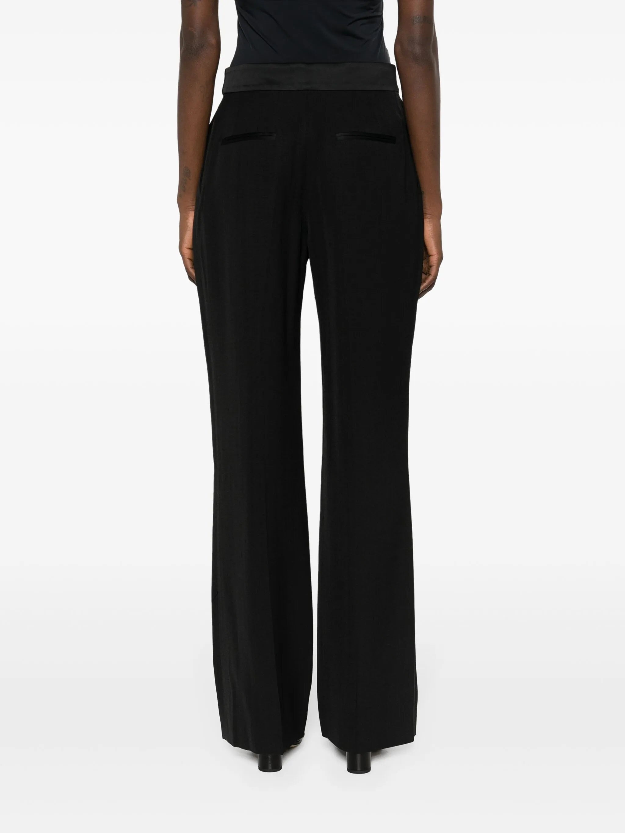 Pressed-crease Long-length Straight-leg Trousers - 5