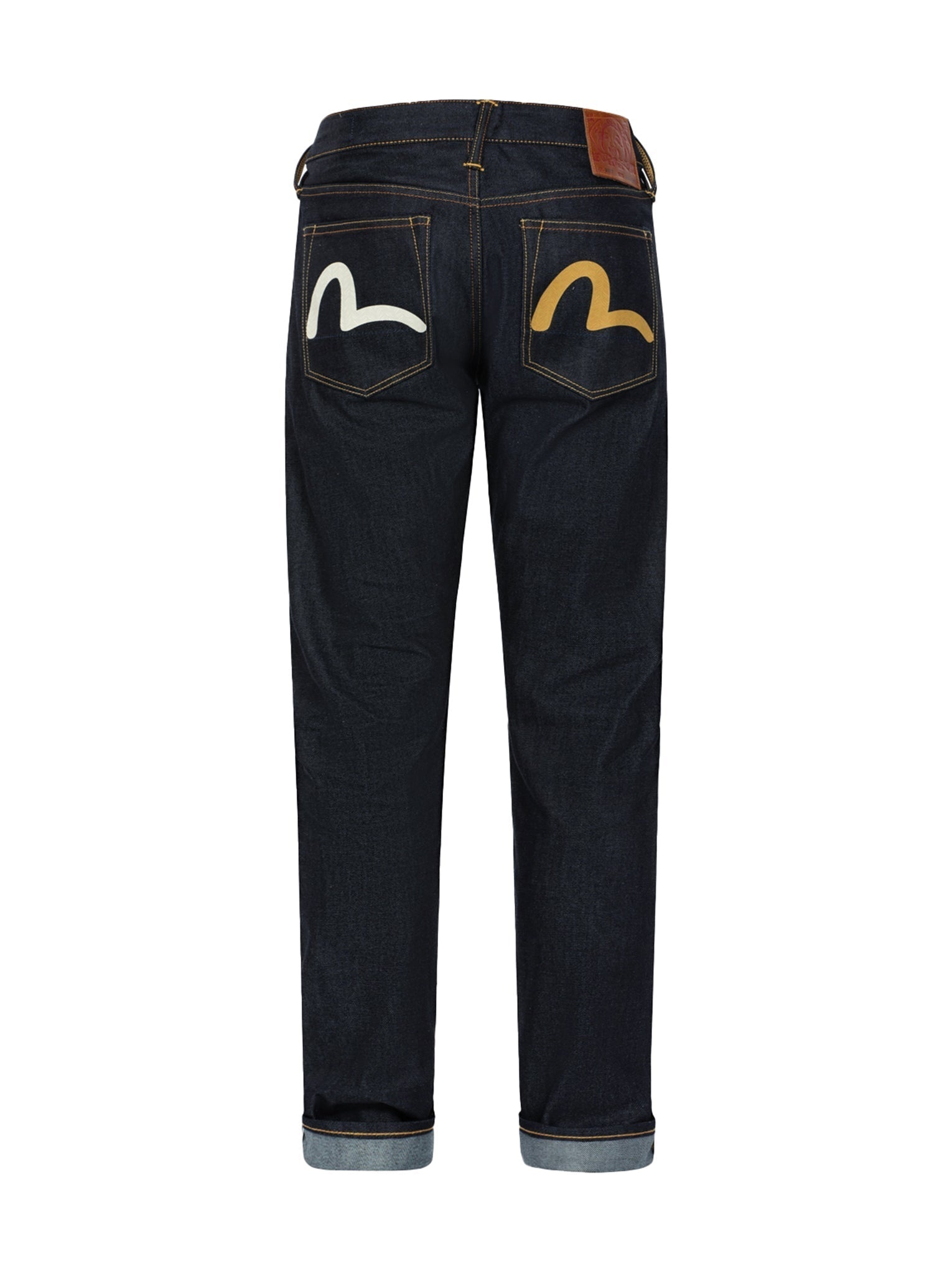Seagull Print Pockets Carrot Fit Jeans #2017 - 14