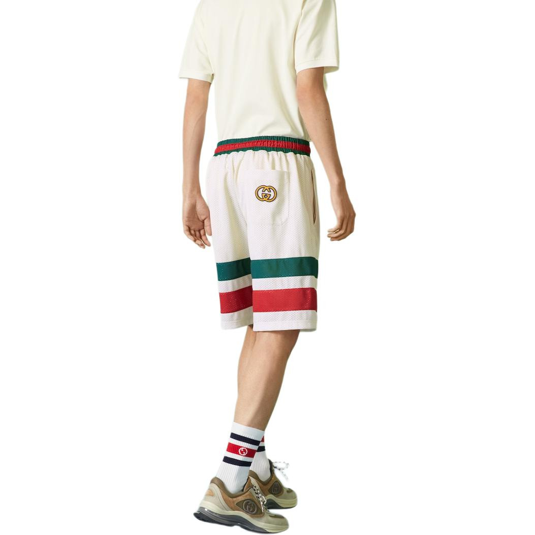 Gucci Mesh Fabric Shorts 'Off White' 737407-XJFFK-9325 - 5