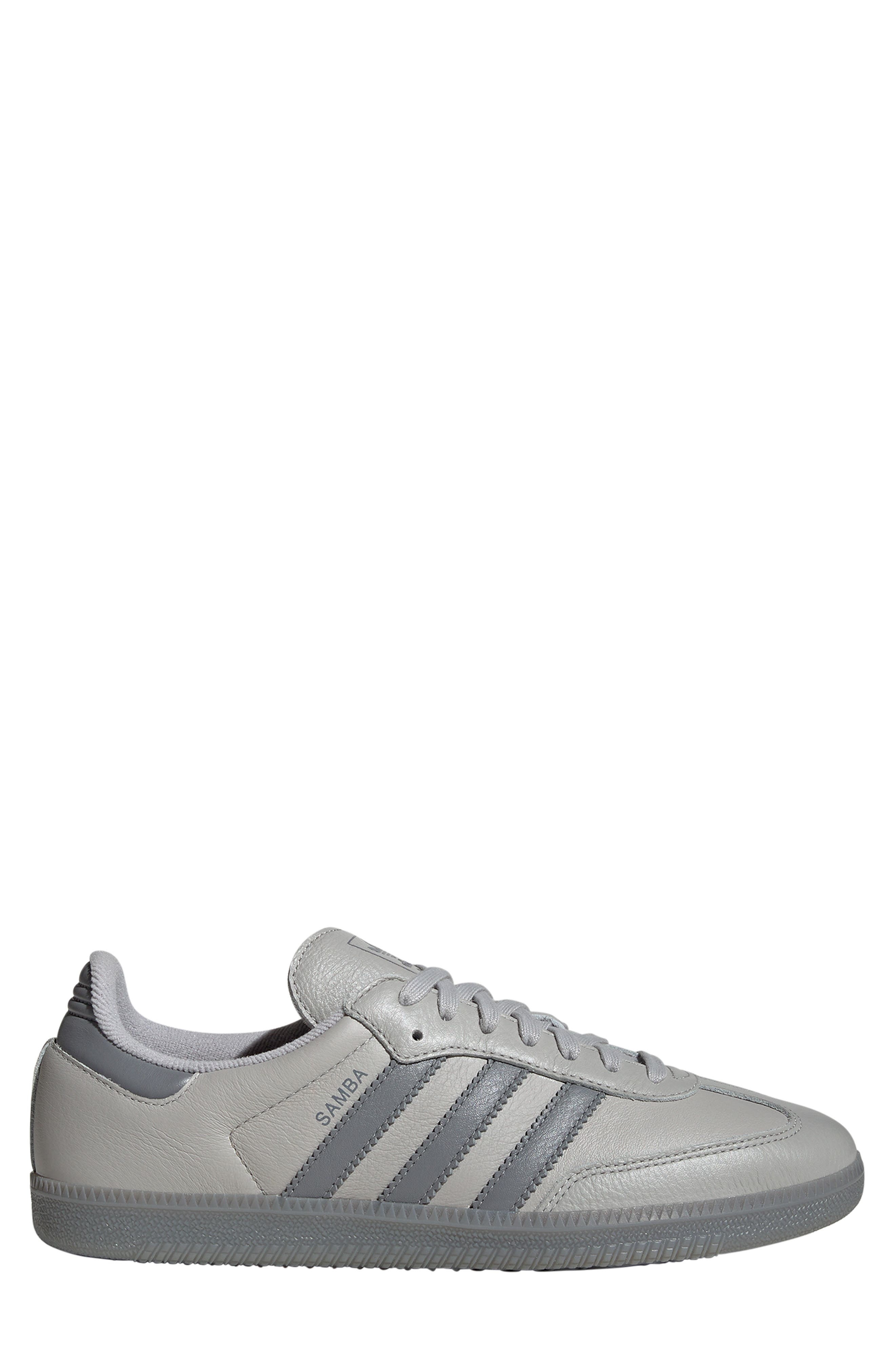 adidas Samba OG Sneaker in Grey/Grey/Grey at Nordstrom - 3