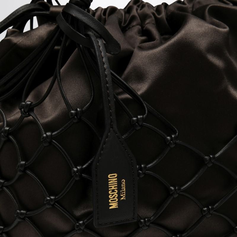 Moschino Moschino Large Basket Net Nappa Bag | baltini