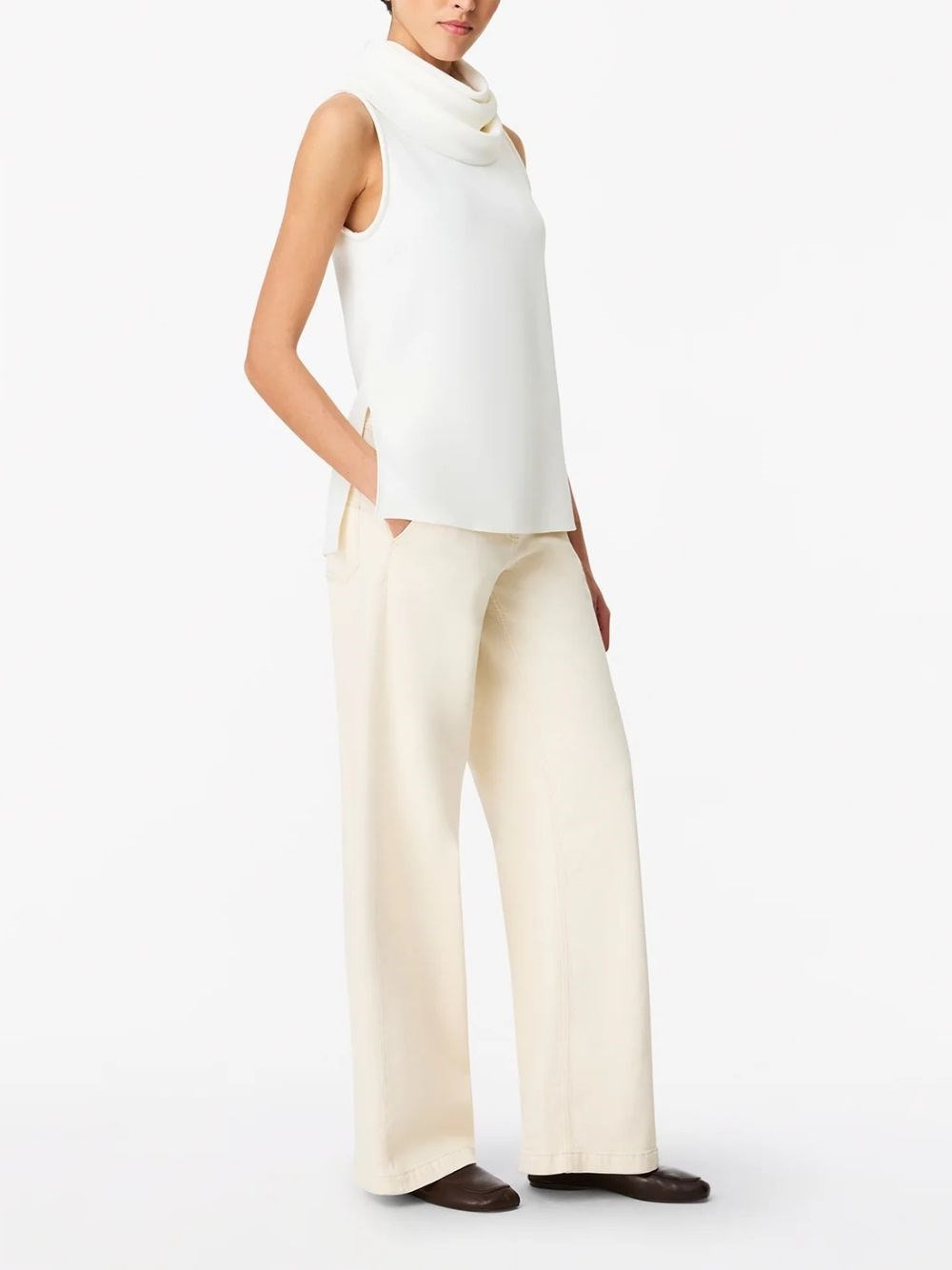 Cowl Neck Blouse - 4