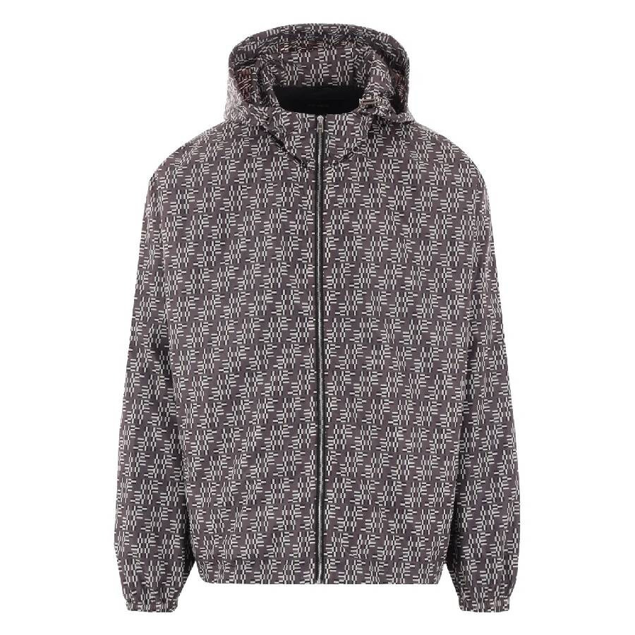 Fendi Monogram Jacquard Hooded Jacket - 5