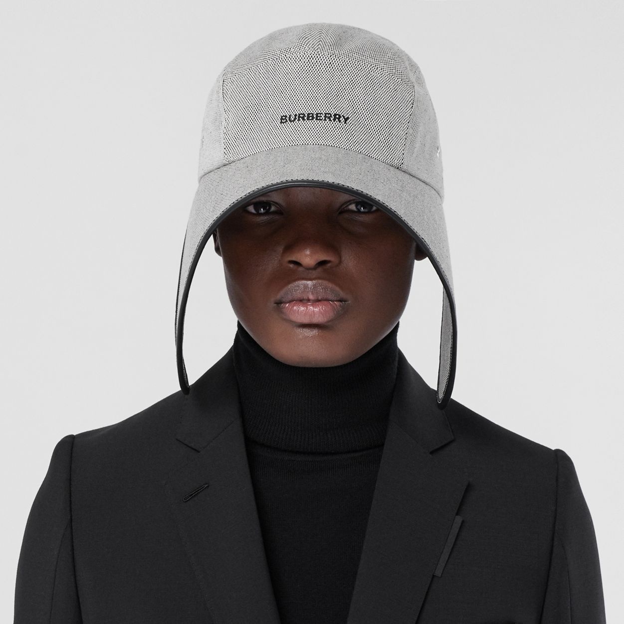 Logo Print Cotton Bonnet Cap - 3