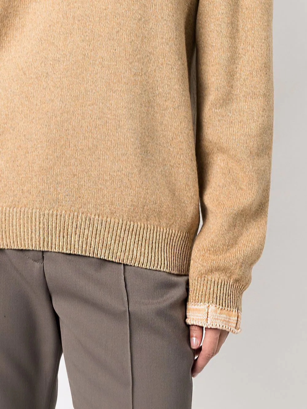 round neck knit jumper - 5