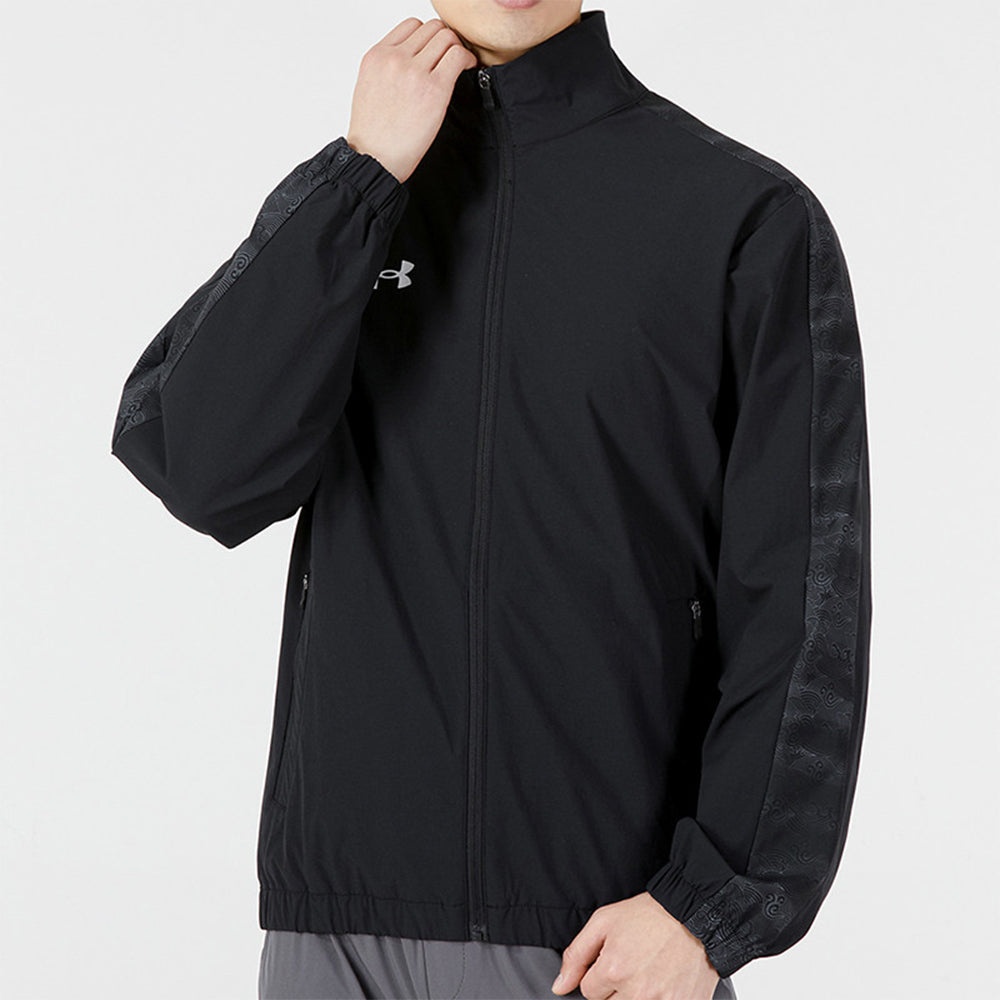 Under Armour Sportstyle Woven Full Zip Jacket 'Black' 22500401-001 - 3