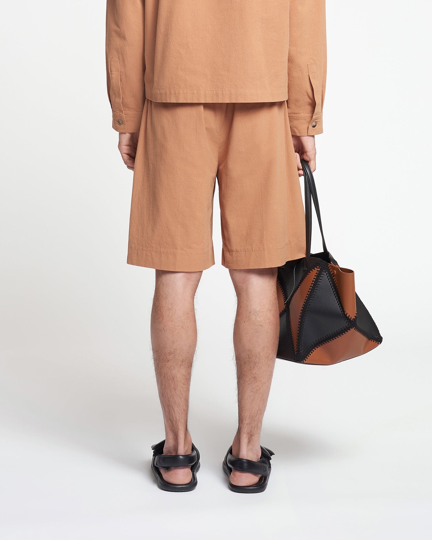 Washed-Calico Shorts - 4