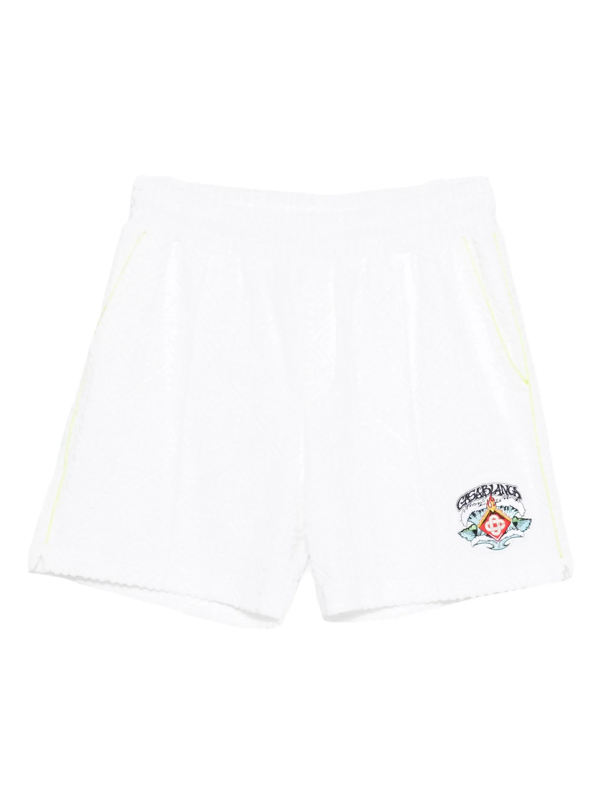 Casablanca Towelling Monogram Shorts - 1