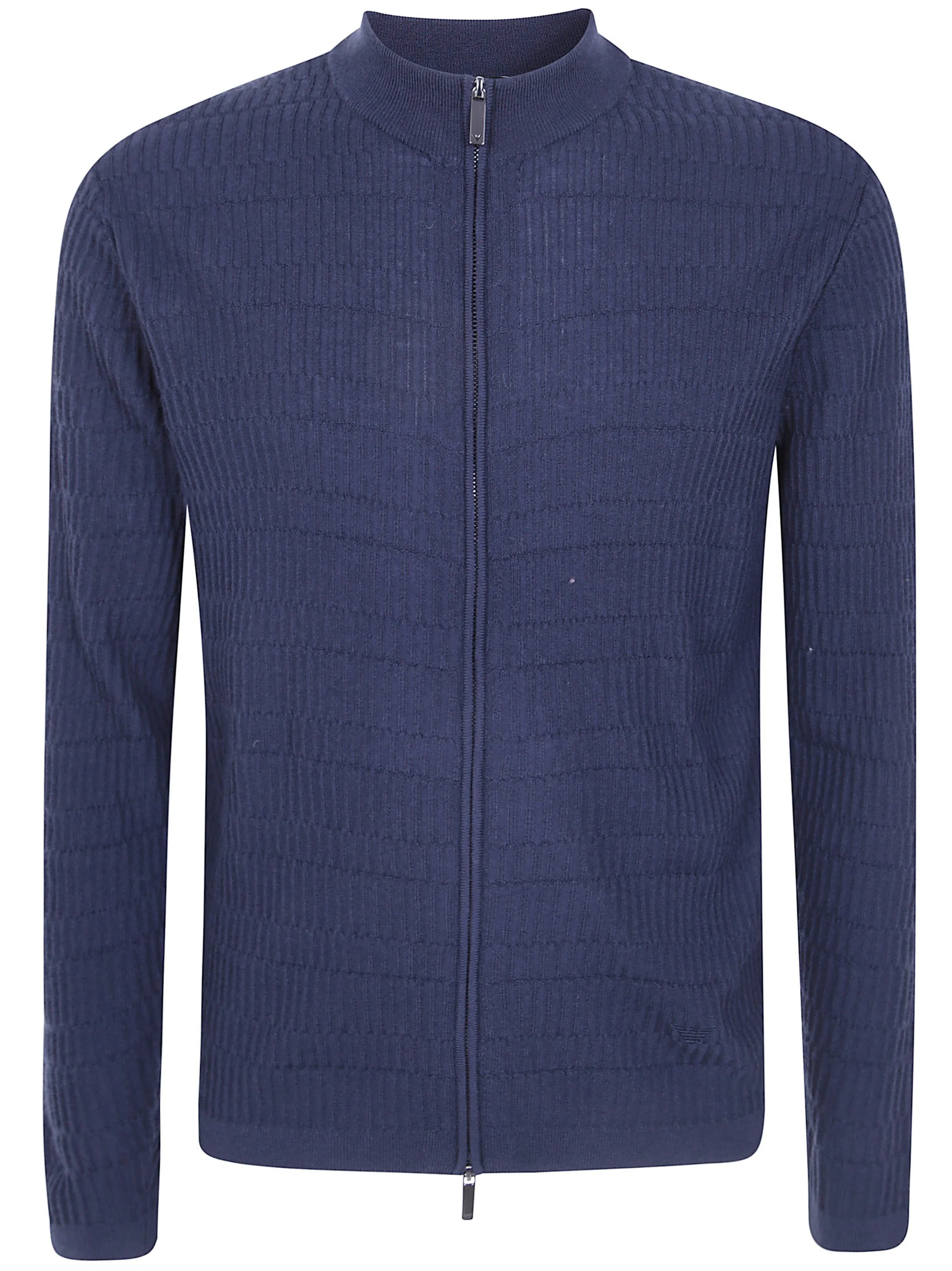 Sweater Zipper "Fancy Stitch Navy" - 1