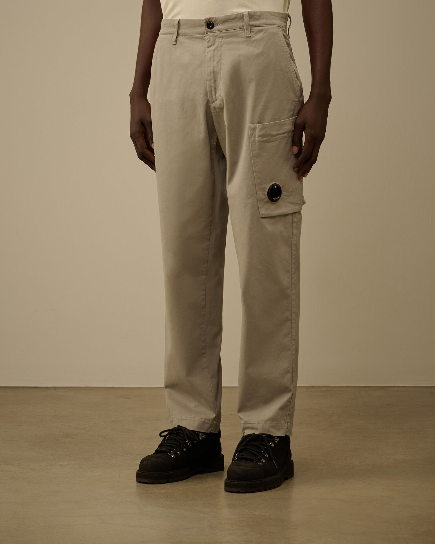 Stretch Sateen Regular Cargo Pants - 3