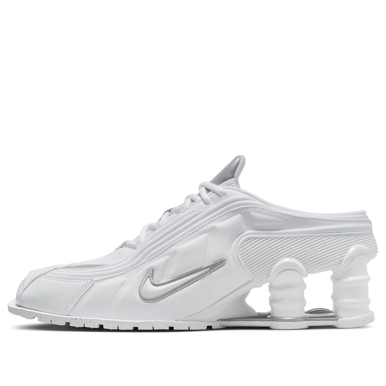 (WMNS) Nike Martine Rose x Shox Mule MR4 'White Metallic Silver' DQ2401-100 - 1