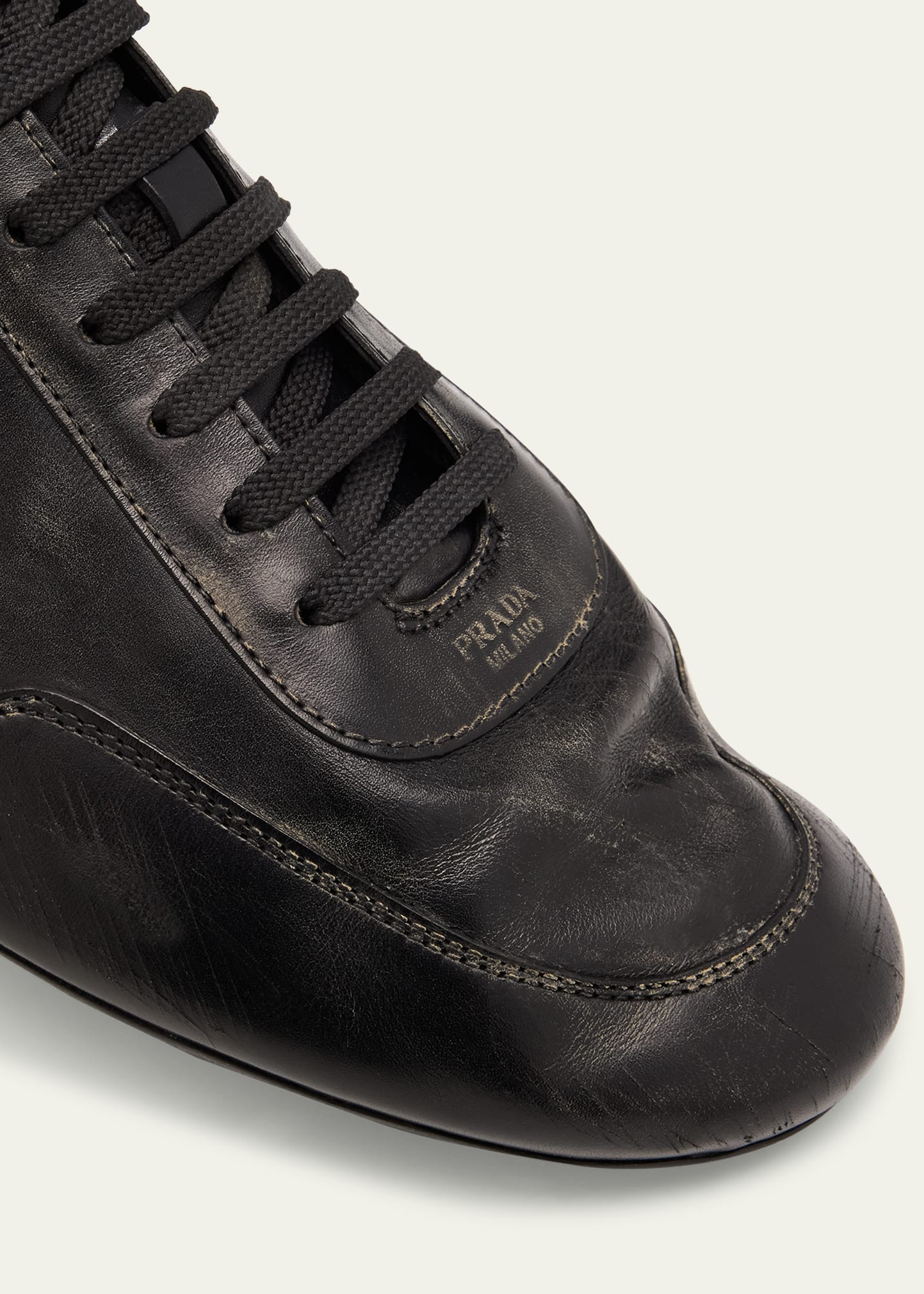 Collapse Leather Sneakers - 4