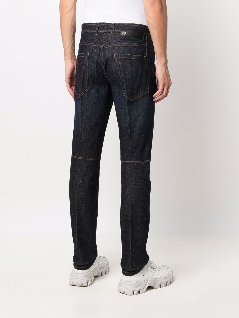 mid-rise straight-leg jeans - 4