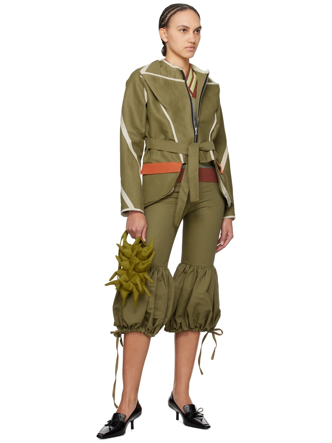 Khaki Arc Jacket - 4