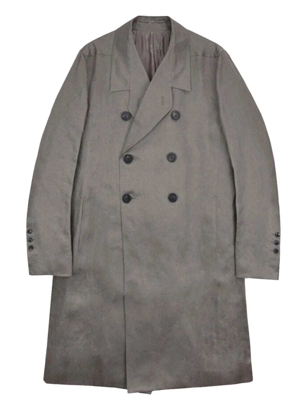 double-breasted coat - 1