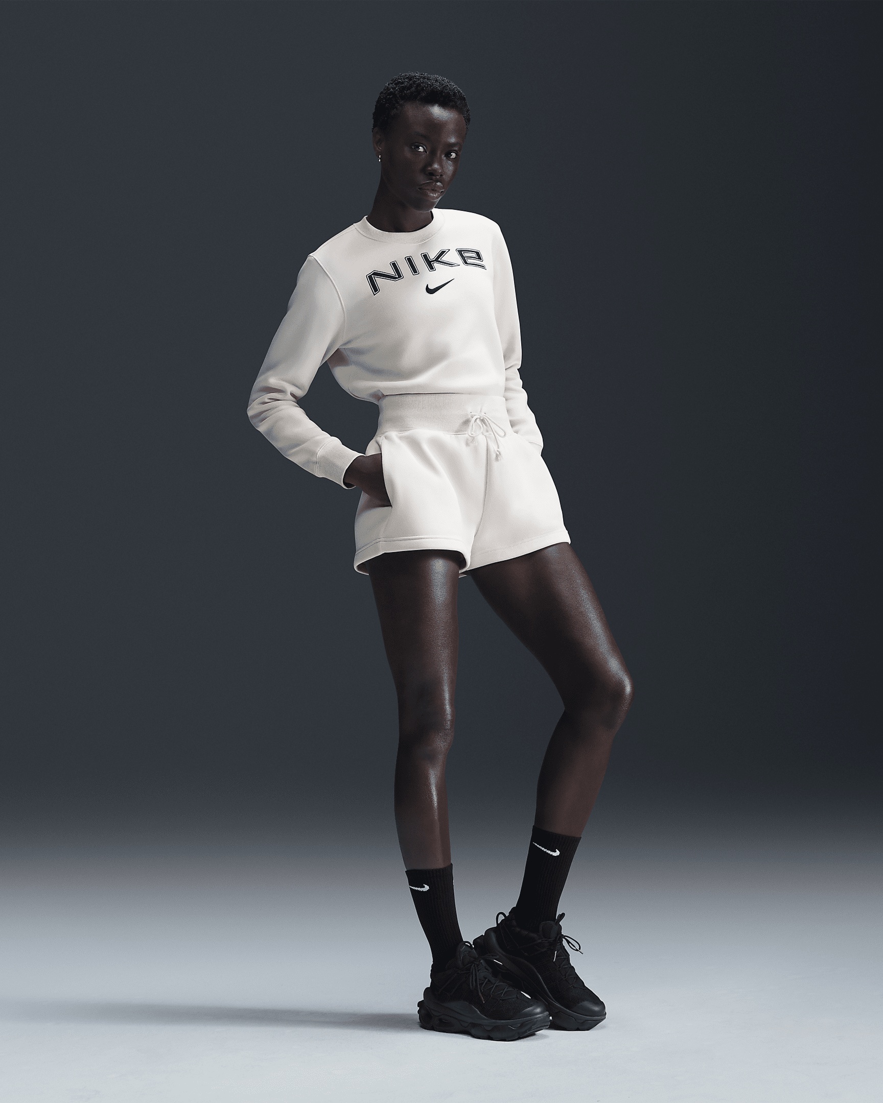 Women's Nike Sportswear Phoenix Fleece High-Waisted Loose Shorts - 1