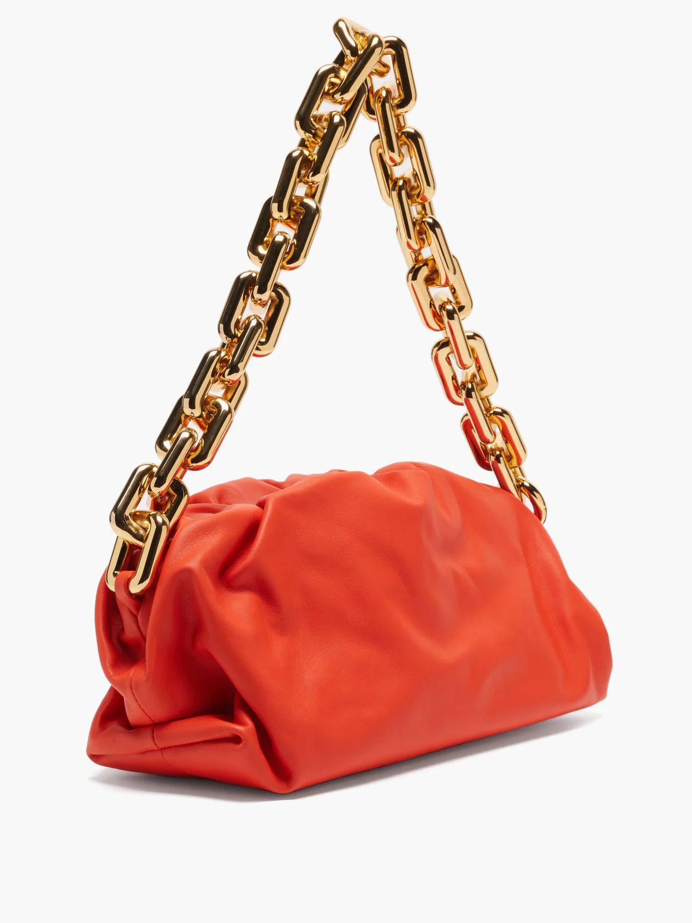 The Chain Pouch leather clutch bag - 4