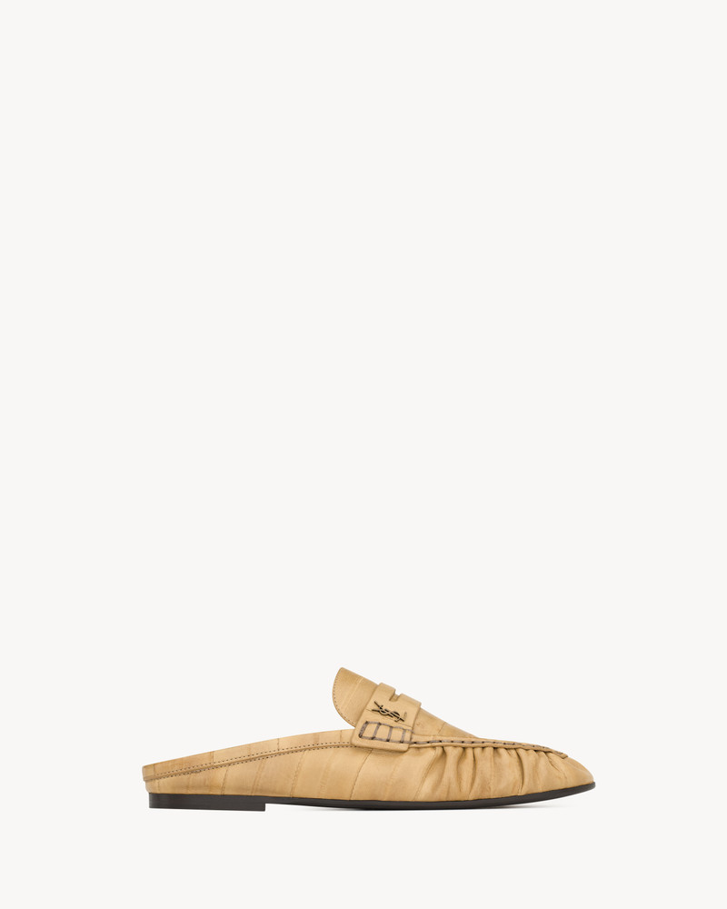 LE LOAFER MULES IN EEL - 1