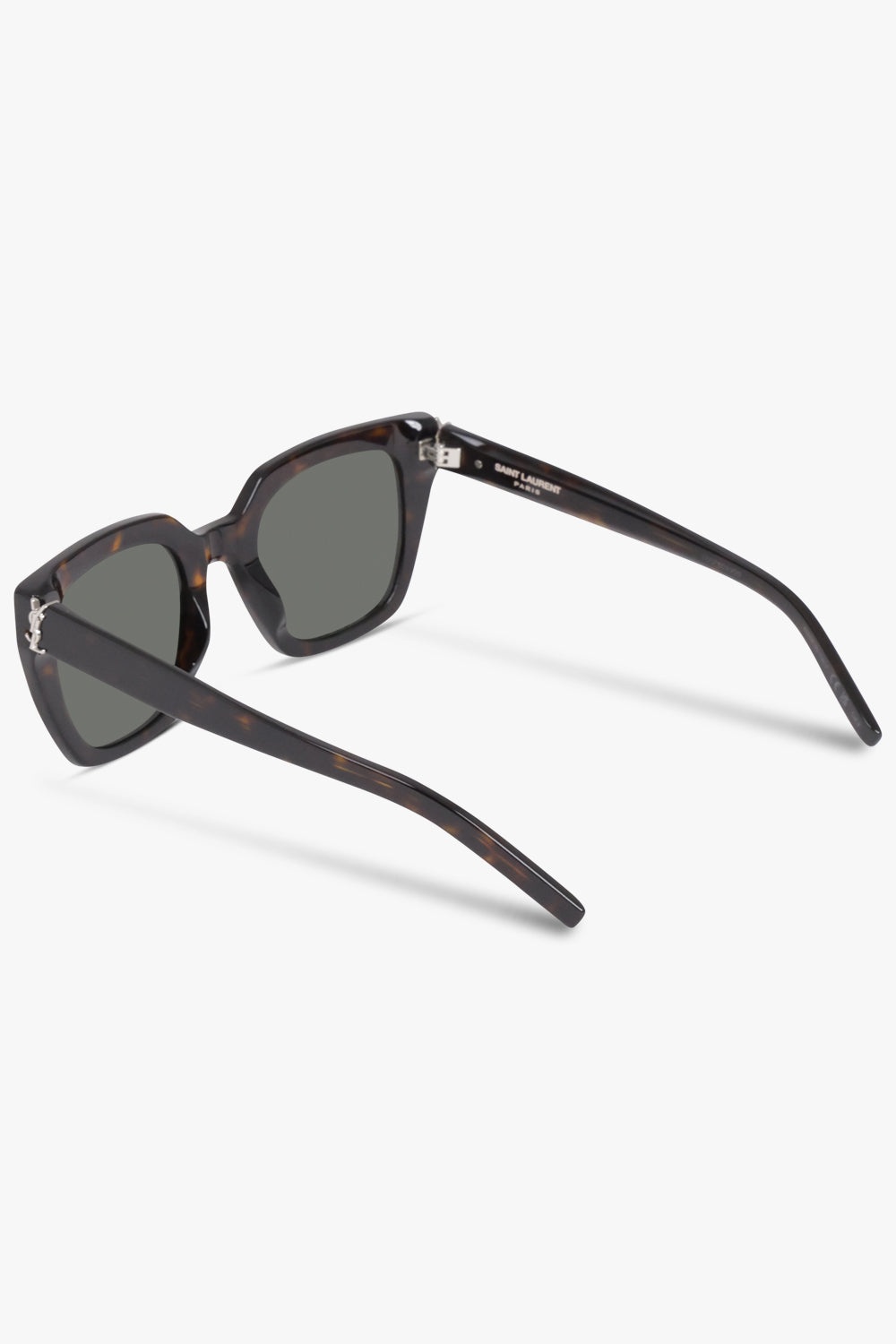 SL M143 SQUARE FRAME SUNGLASSES | DARK HAVANA/GREY - 3